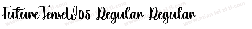 FutureTenseW05 Regular Regular字体转换